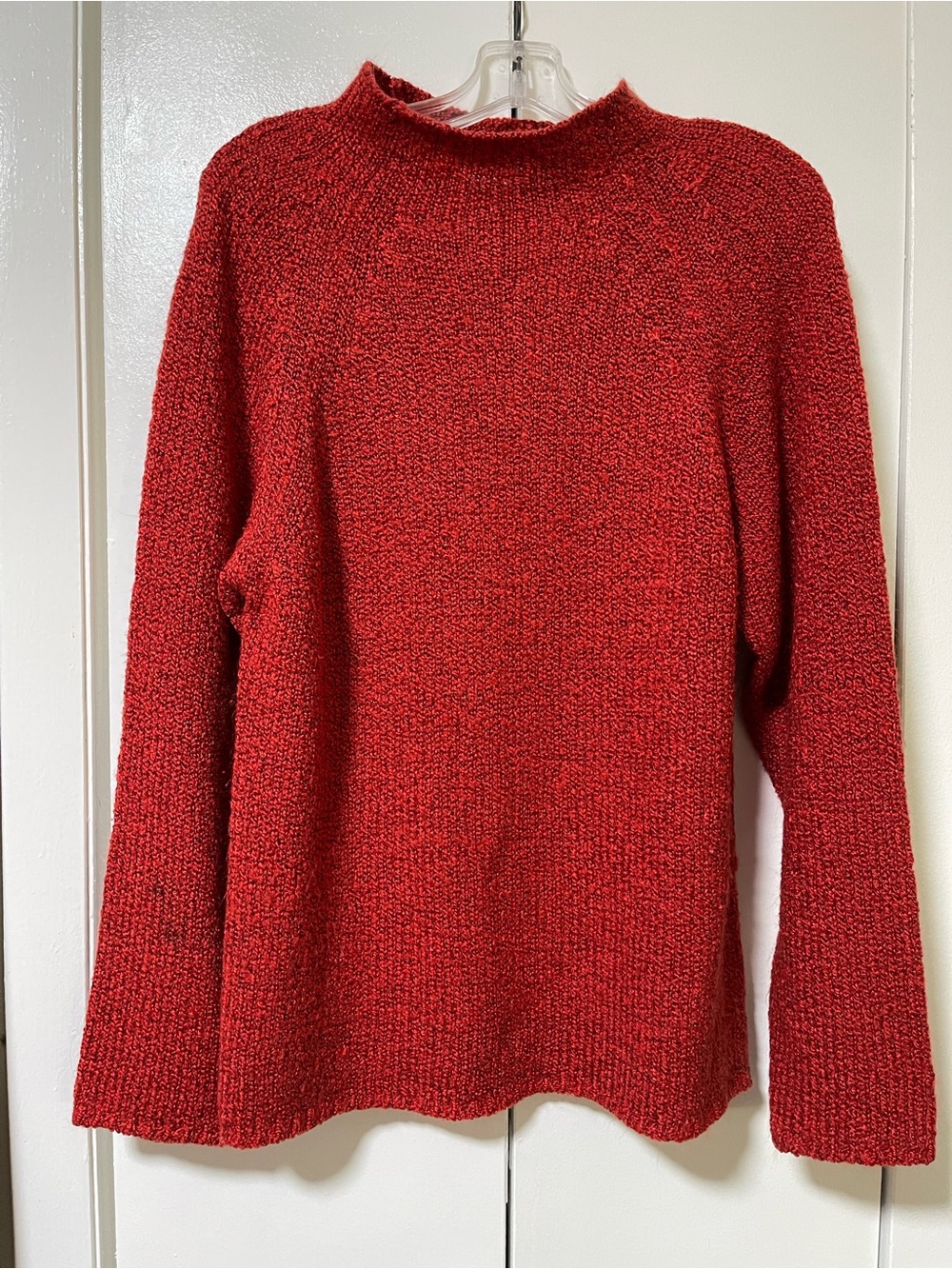 Parisian Works Red Cowl Neck Sweater